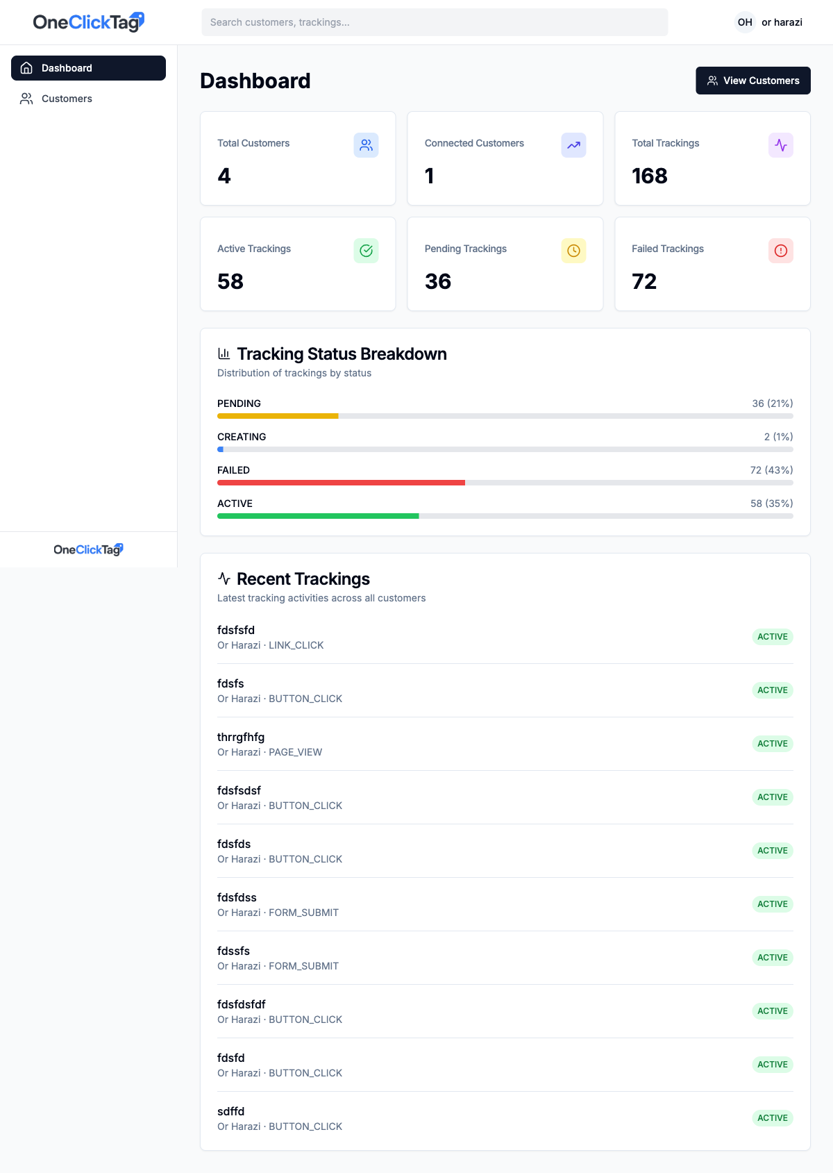 OneClickTag screenshot